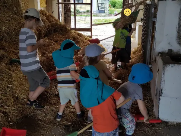 Ausflug zum Bauernhof